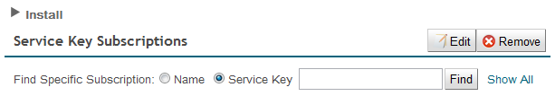 serviceKeySubscriptions